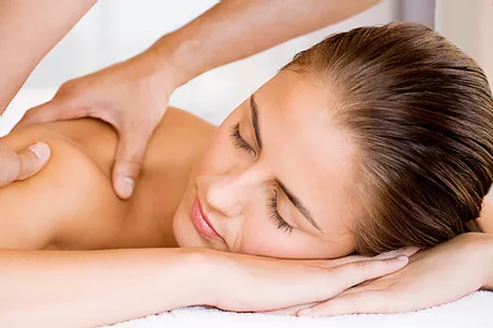 Person enjoying a swedish massage in Scottsdale, Arizona